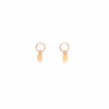 Yellow Opal Glass Teardrop Studs