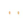 Navette Studs in Yellow Jasper