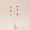 Carnelian Mismatched Composition Earrings
