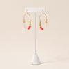 Hyacinth, Rose, Olive, and Topaz Balance Earrings