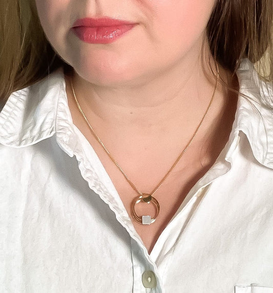 mother-of-pearl-duality-necklace handmade jewelry by michelle starbuck designs
