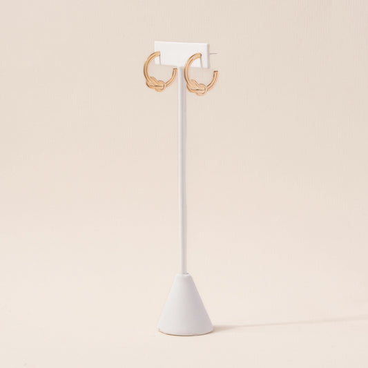 Sailor Knot Hoop Earrings