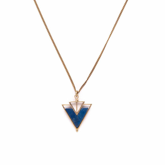 Helene Necklace / Blue Howlite - Michelle Starbuck Designs