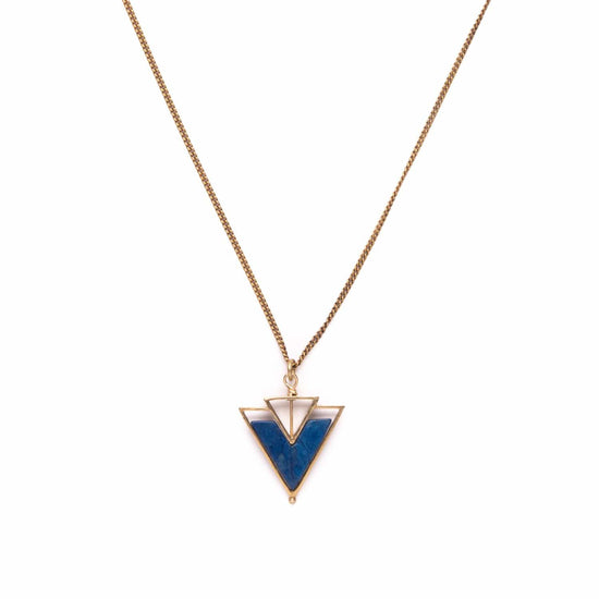 Helene Necklace / Blue Howlite - Michelle Starbuck Designs