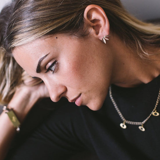 Laurel Studs - Michelle Starbuck Designs