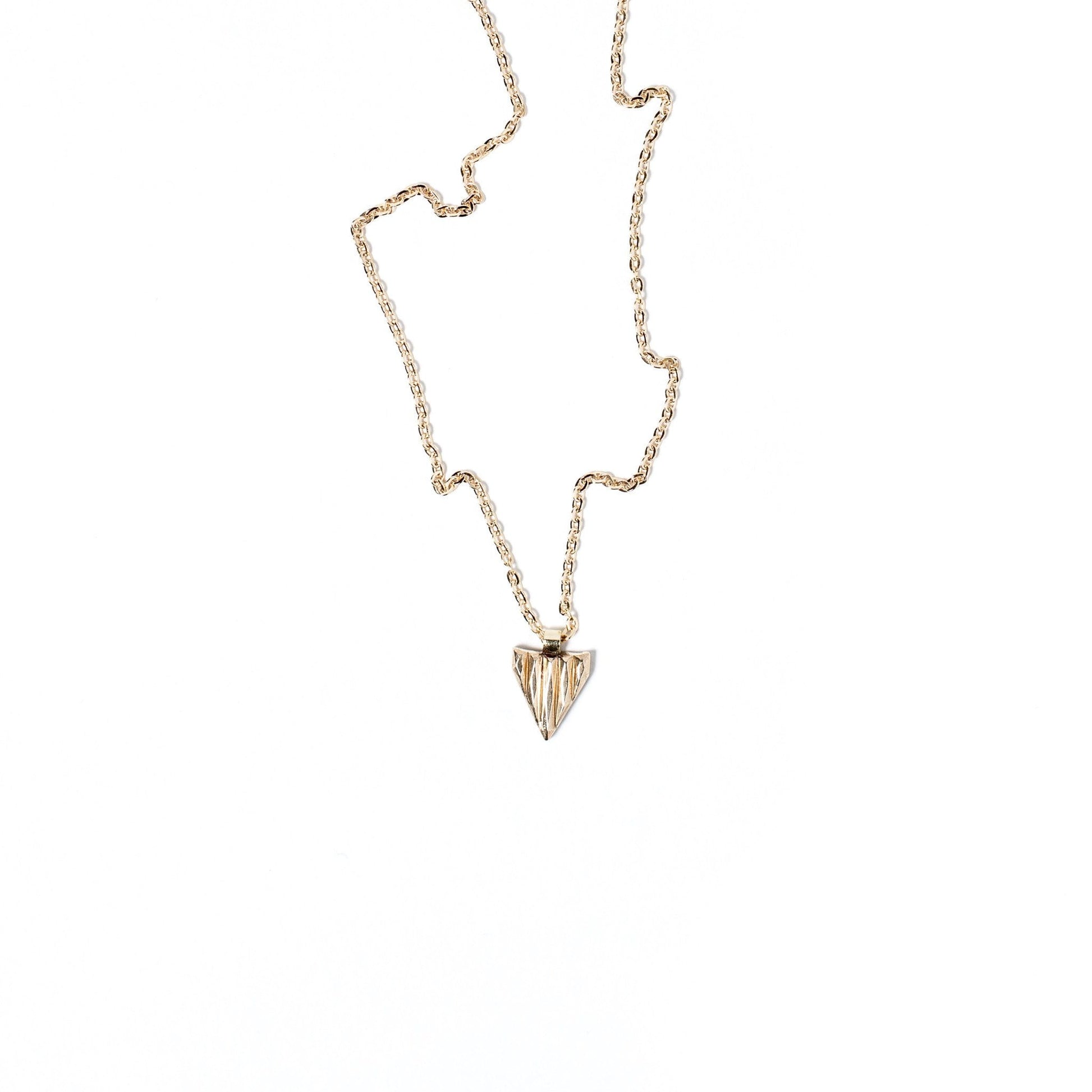 Faceted Triangle Necklace - Michelle Starbuck Designs
