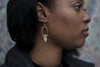 Amulet Earrings / Graphic Feldspar - Michelle Starbuck Designs