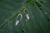 Amulet Earrings / Graphic Feldspar - Michelle Starbuck Designs