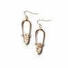 Amulet Earrings / Graphic Feldspar - Michelle Starbuck Designs