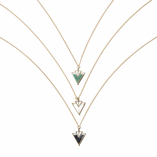 Helene Necklace / African Jade - Michelle Starbuck Designs