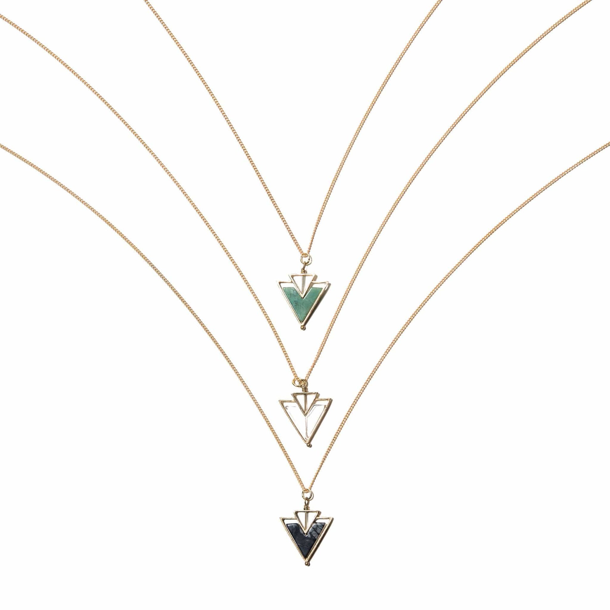 Helene Necklace / African Jade - Michelle Starbuck Designs