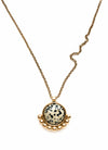 Dalmatian Jasper Spindle Pendant Necklace - Michelle Starbuck Designs