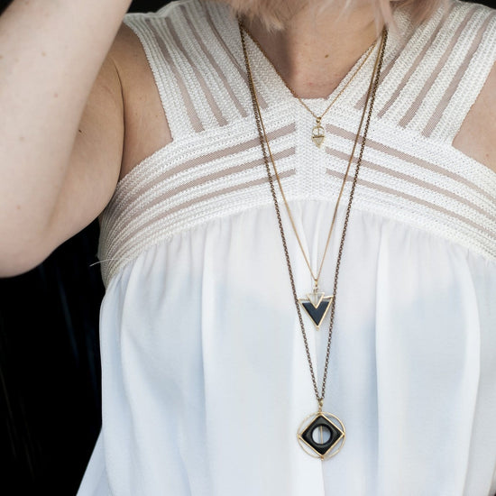 Helene Necklace / African Jade - Michelle Starbuck Designs
