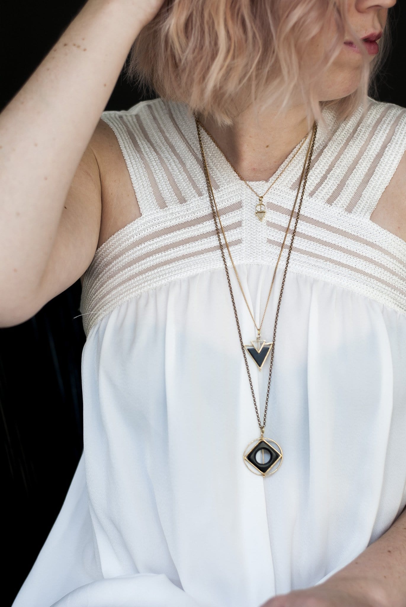 Helene Necklace / African Jade - Michelle Starbuck Designs