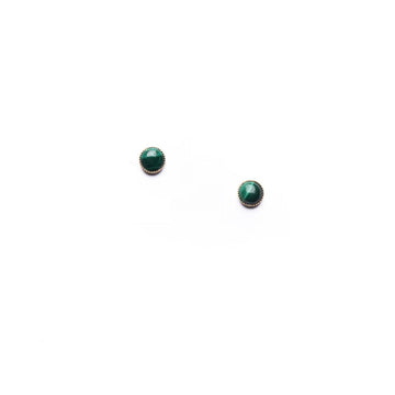 Malachite Studs - Michelle Starbuck Designs
