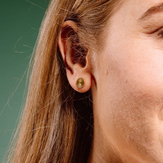 Circle Starburst Studs - Michelle Starbuck Designs