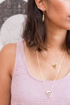 Mini Concentric Triangle Necklace - Michelle Starbuck Designs