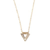 Mini Concentric Triangle Necklace - Michelle Starbuck Designs