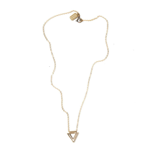 Mini Concentric Triangle Necklace - Michelle Starbuck Designs