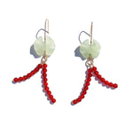 Ariadne Earrings in Serpentine/ SAMPLE