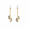 Op Art Drop Earrings