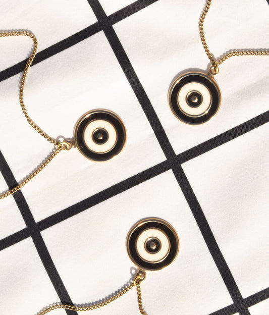 Op Art Pendant Necklace