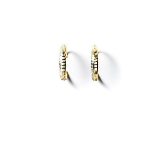 Perforated Hoop Earrings - Michelle Starbuck Designs