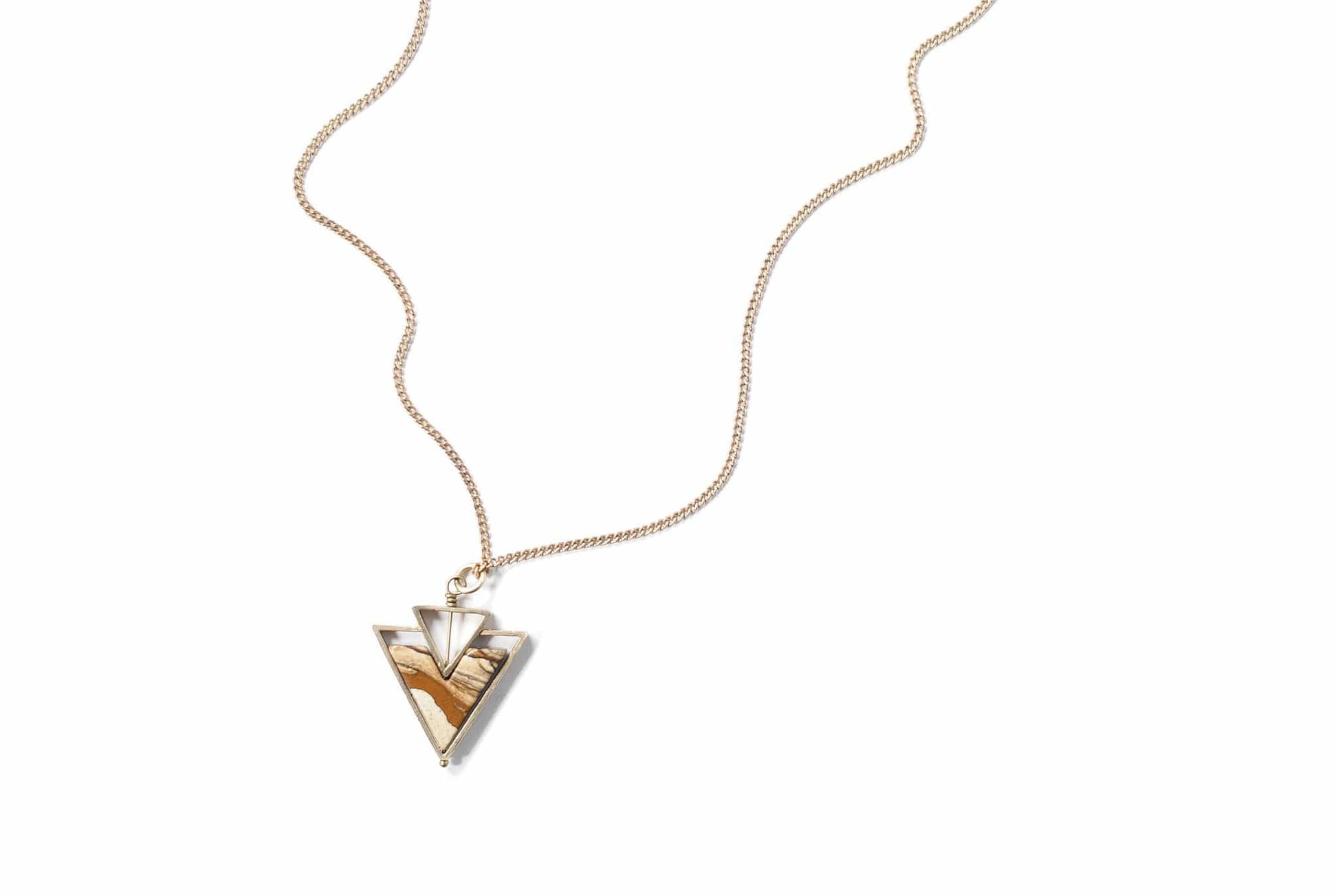 Helene Necklace / Picture Jasper - Michelle Starbuck Designs