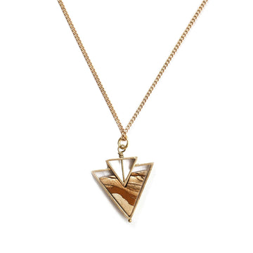 Helene Necklace / Picture Jasper - Michelle Starbuck Designs