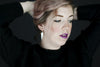Tiny Brass Diamond Studs - Michelle Starbuck Designs