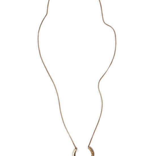 Textured Crescent Necklace - Michelle Starbuck Designs