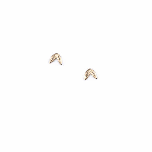 Tiny Laurel Studs