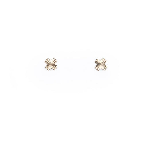 Tiny Starburst Clover Studs