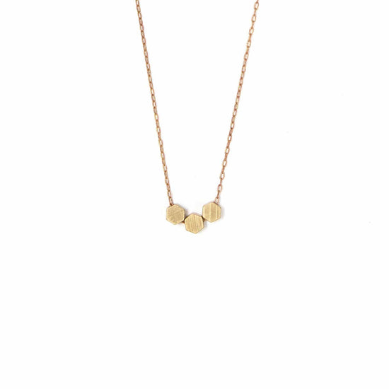 Tiny Hexagons Necklace - Michelle Starbuck Designs