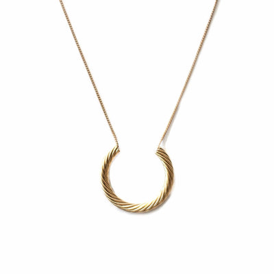 Twisted Crescent Necklace - Michelle Starbuck Designs