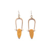 Amulet Earrings / Yellow Jasper - Michelle Starbuck Designs