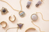 Mini Elder Necklace / Pink Marble - Michelle Starbuck Designs